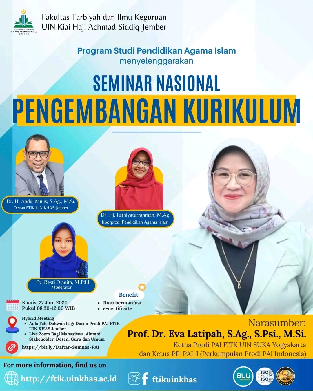 SEMINAR NASIONAL "PENGEMBANGAN KURIKULUM"