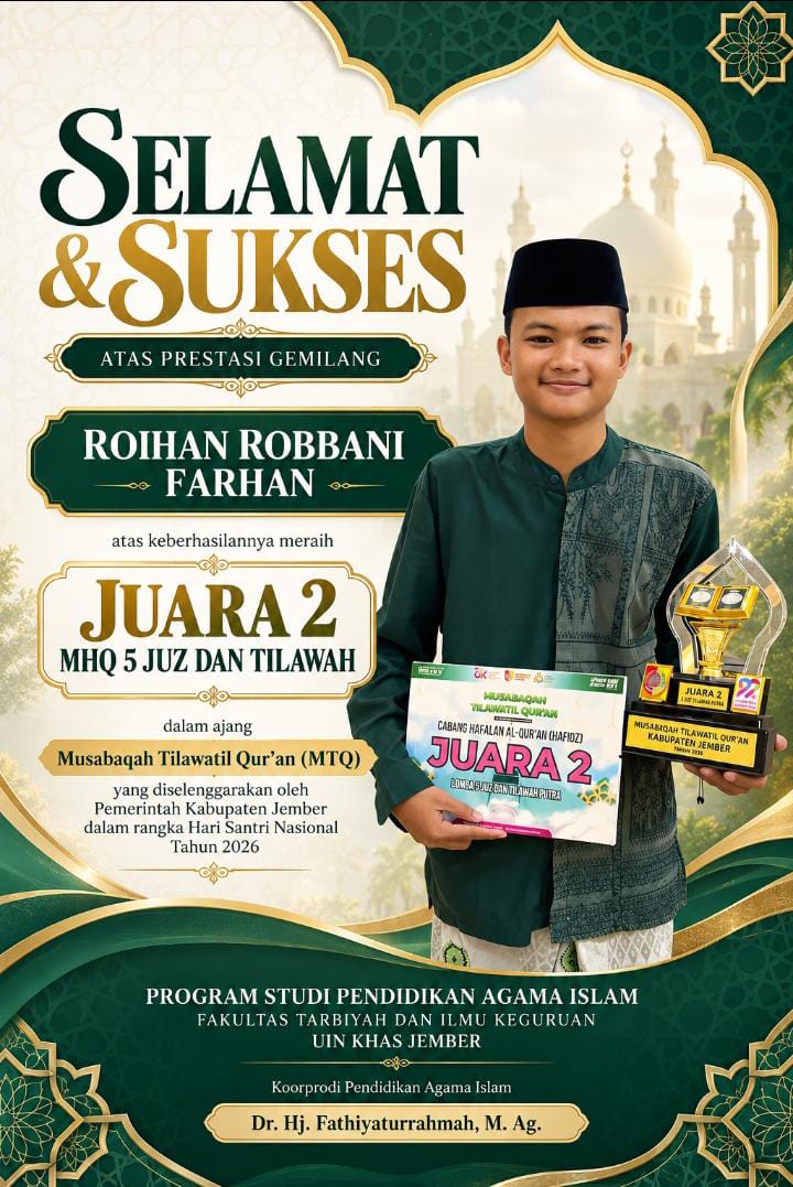Selamat dan Sukses atas Prestasi Gemilang