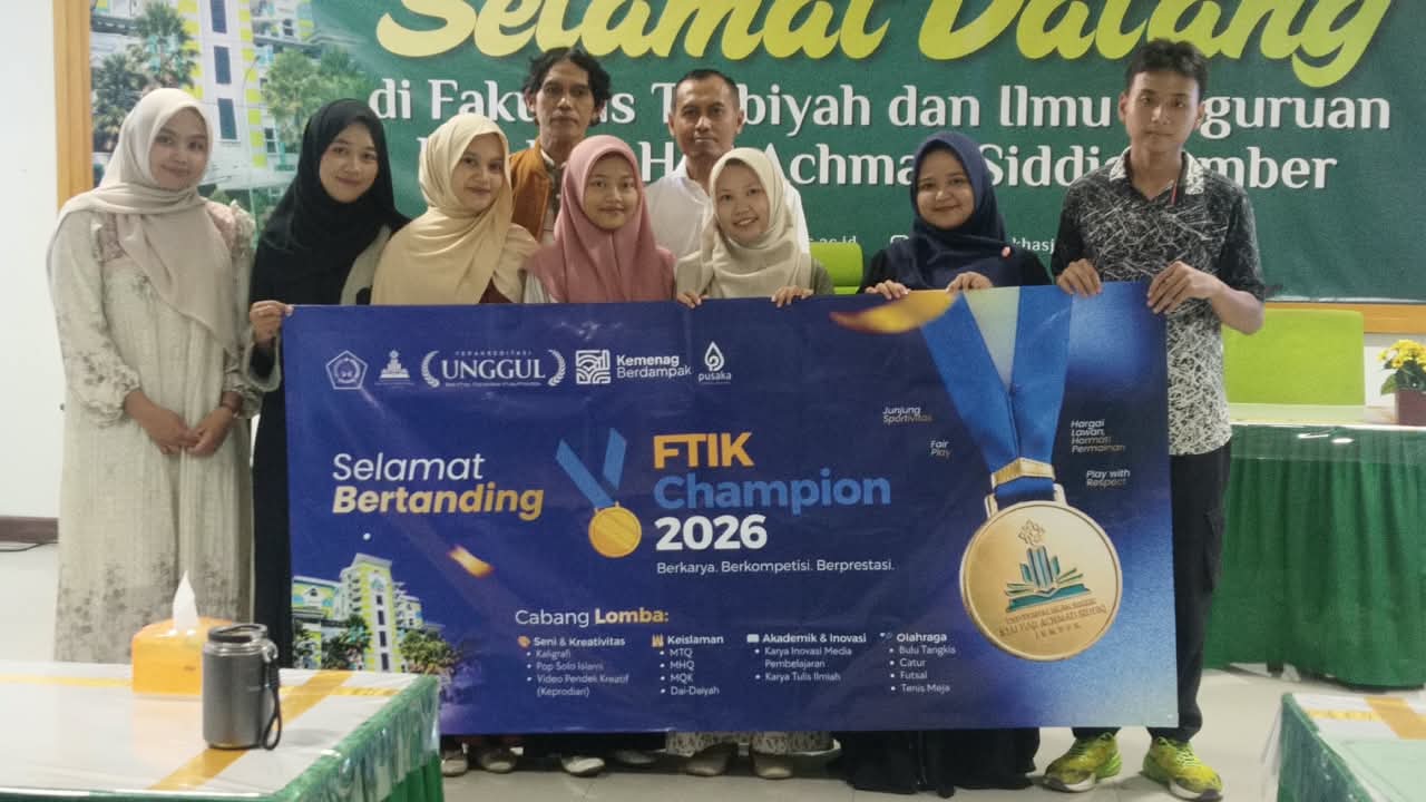 PAI UIN KHAS Jember Siap Meriahkan FTIK Champion 2026, Delegasi Disiapkan di Setiap Cabang Lomba