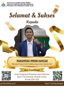 Selamat dan sukses Muhammad Imron Hamzah